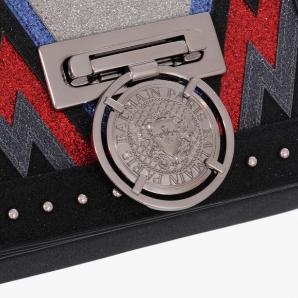 BALMAIN LIMITED EDITION GLITTER BAG. - Picture 7 of 8